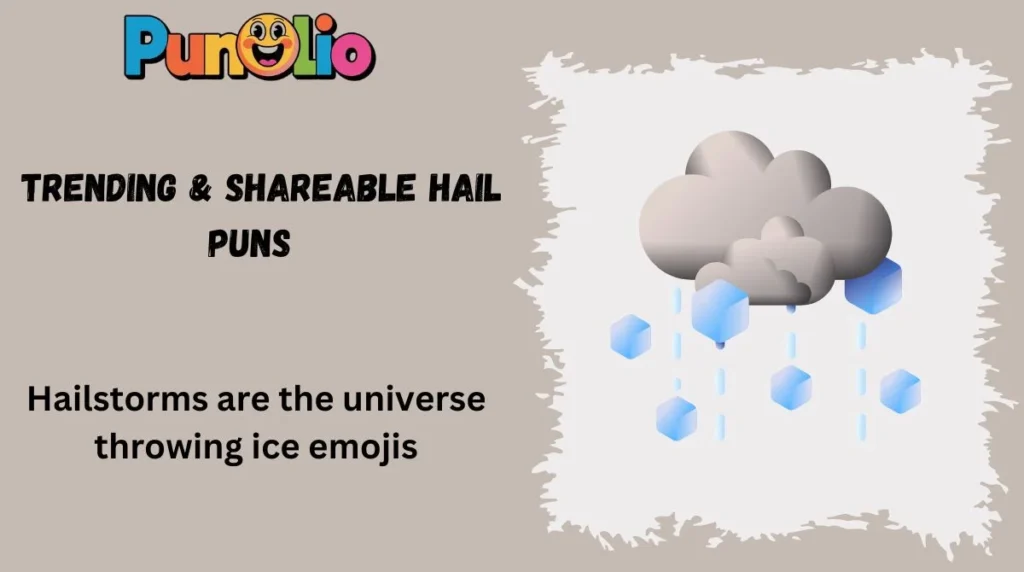  Trending & Shareable Hail Puns 