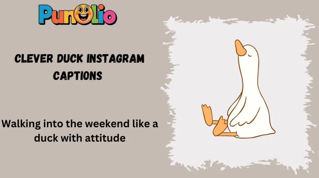 Clever Duck Instagram Captions 