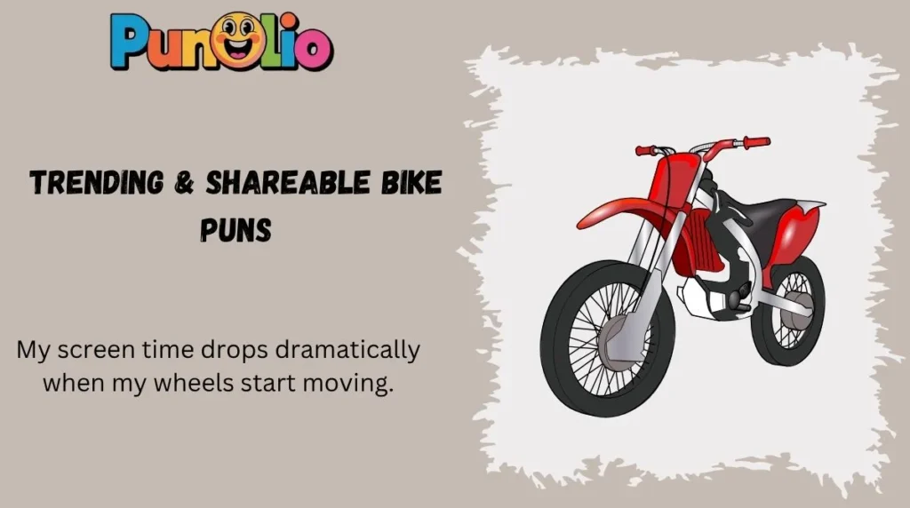 Trending & Shareable Bike Puns