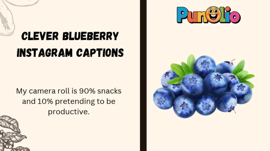 Clever Blueberry Instagram Captions