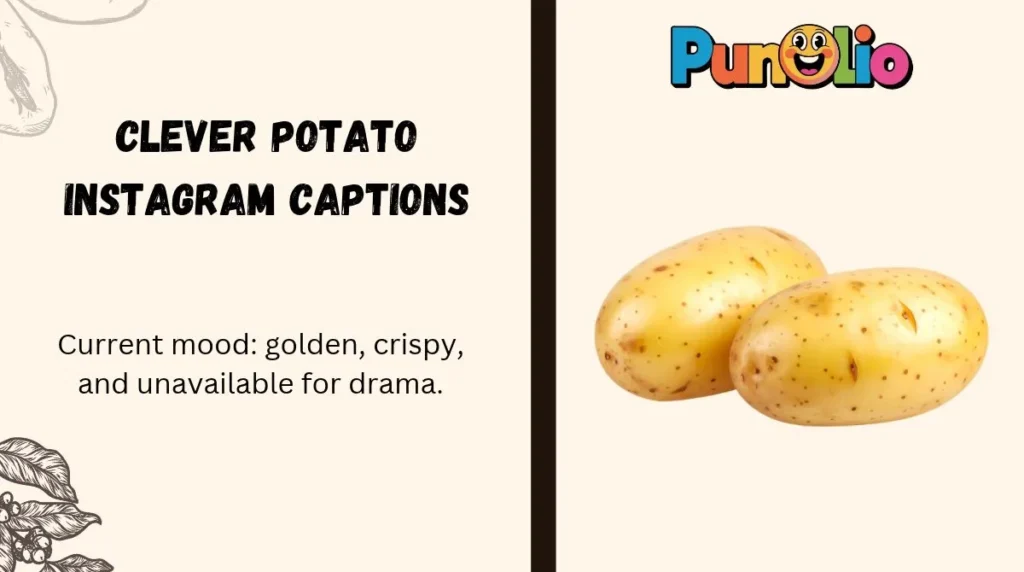 Clever Potato Instagram Captions