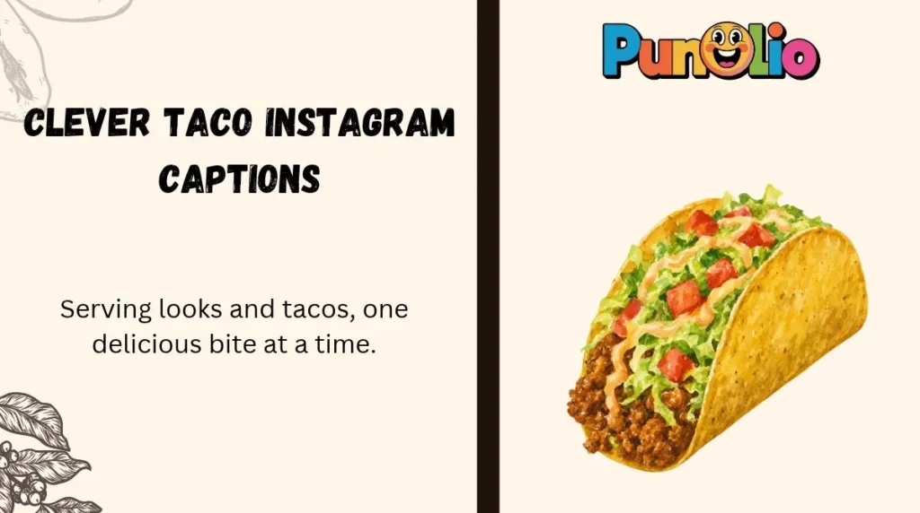 Clever Taco Instagram Captions