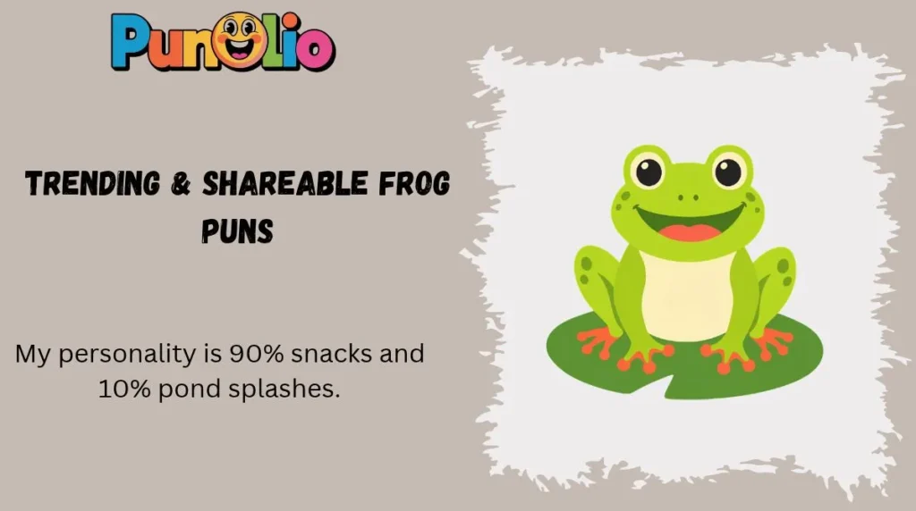 Trending & Shareable Frog Puns